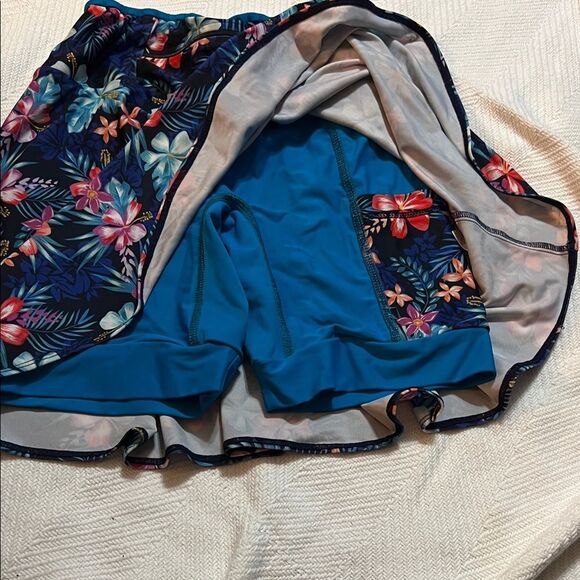 Sparkle skirts Floral Hawaiian Women's Skirt - Multicolor - Picture 3 of 4